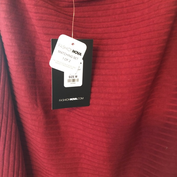 Brand new pant set-Burgundy - Picture 9 of 10